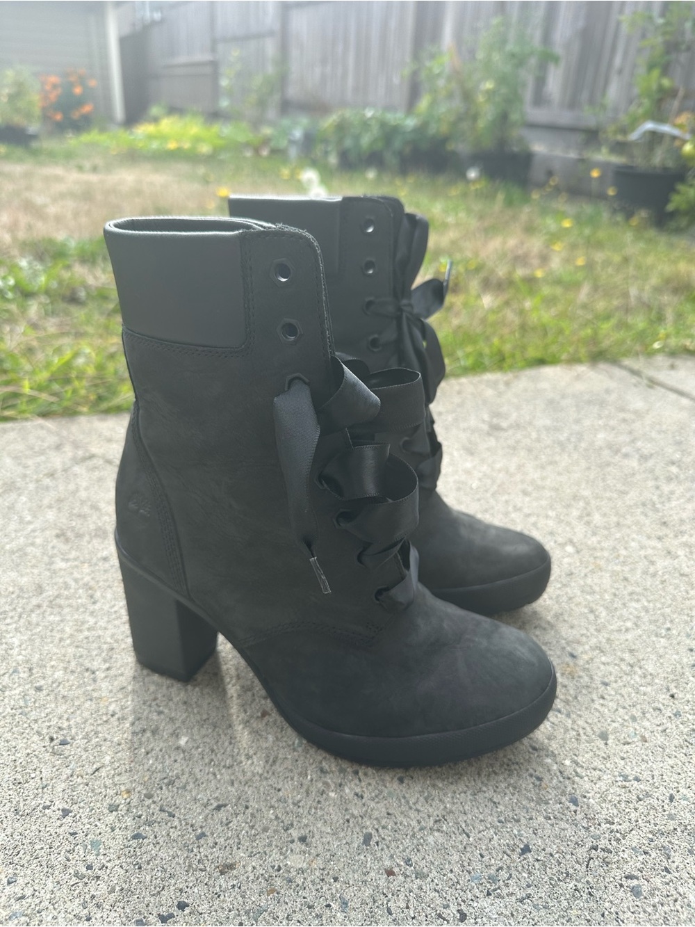 Timberland Women's Black Heeled Boots